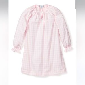 Petite Plume Girl's Twill Delphine Nightgown in Pink Gingham
 - worn once